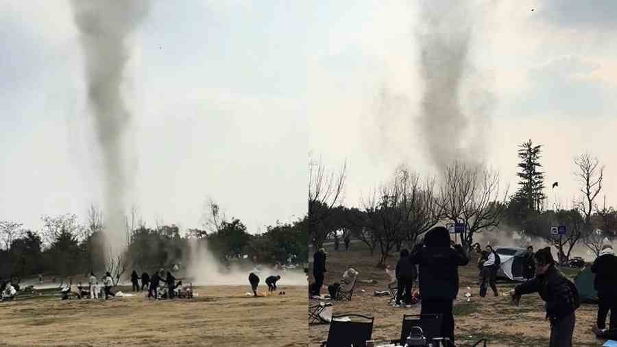 成都突發罕見「龍捲風」 市民捲入卻無大礙（多影片）