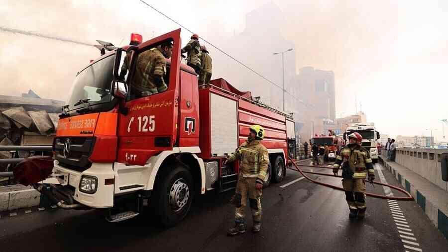 伊朗火災頻發 德黑蘭軍營火災 疑電力故障釀禍