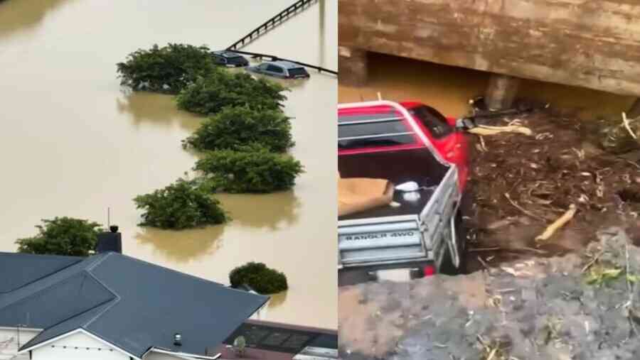 狂風暴雨 紐西蘭北島洪水致一死數千戶停電