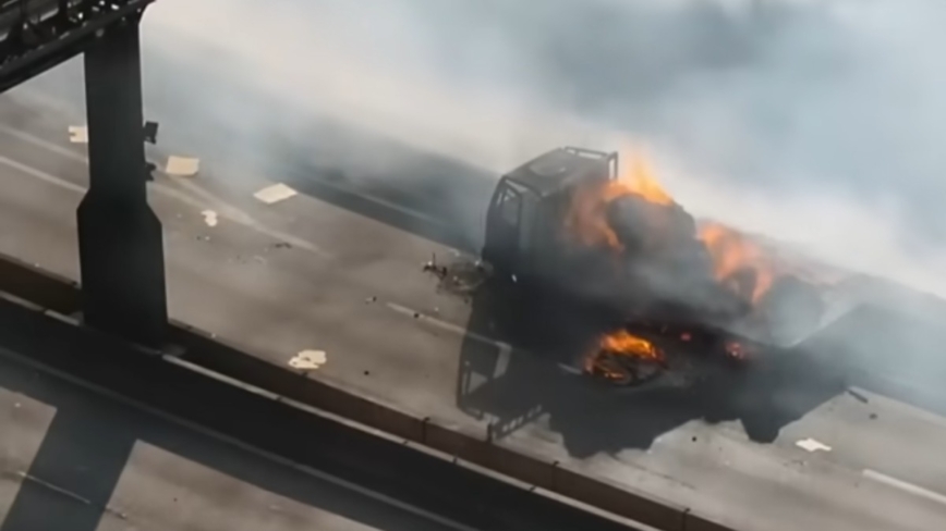 智利貨車失控爆炸釀6死 震撼驚悚畫面曝光