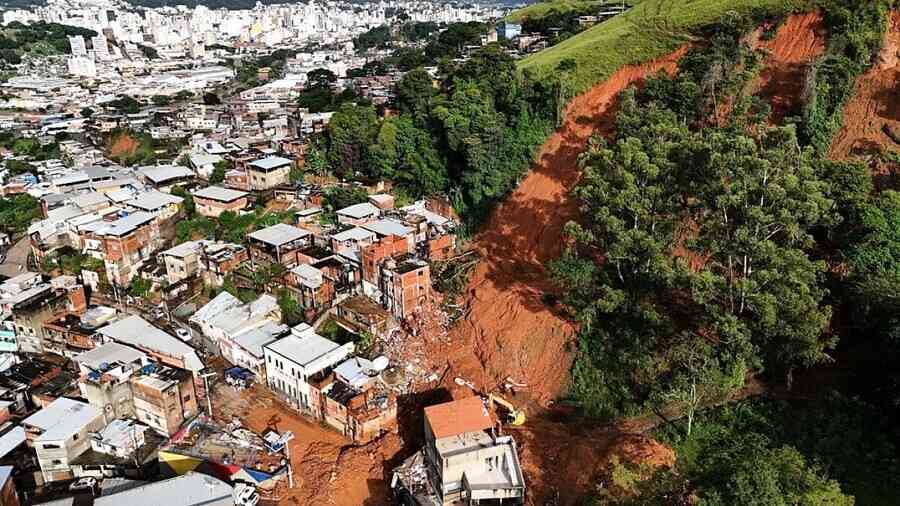 巴西米納斯州暴雨釀災至少68死 進入緊急狀態