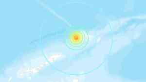 南極洲今早發生規模6.6極淺層地震