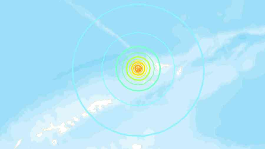南極洲今早發生規模6.6極淺層地震