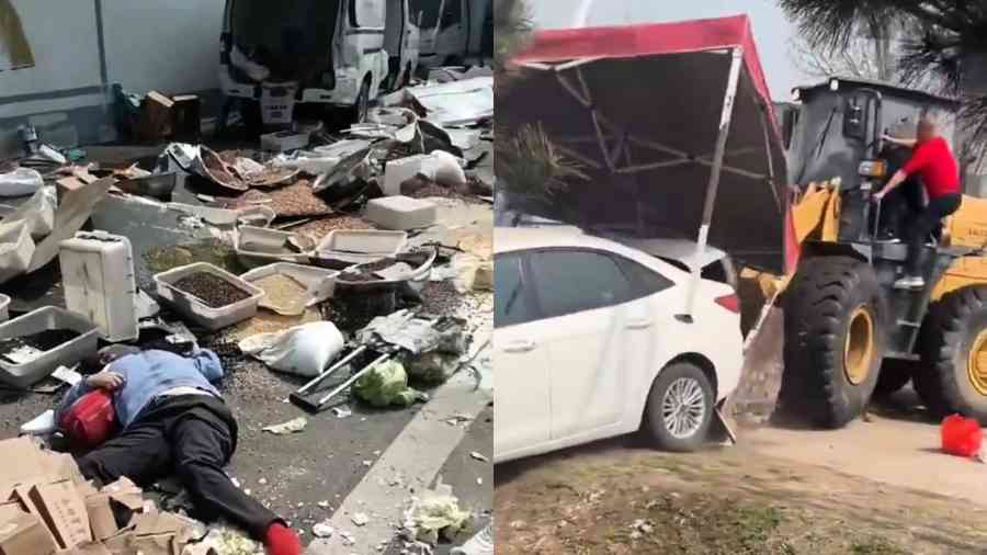 北京房山鏟車撞人後 多個大型市集停擺 有超市被搶空