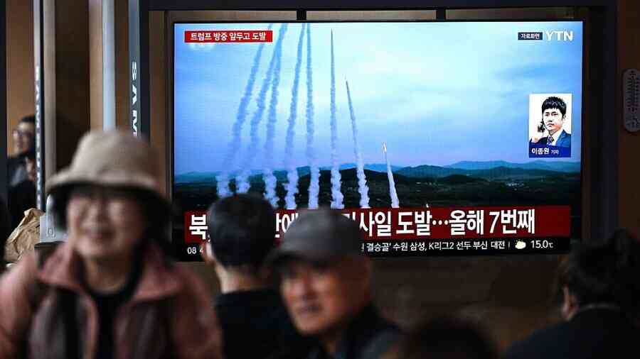 朝鮮發射多枚彈道導彈 韓國分析相關數據