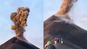 危地馬拉火山爆發 熔漿從天而降 遊客瘋逃（影片）