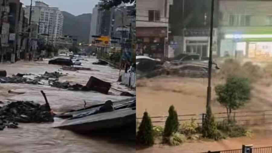 豪雨引發山崩 韓國南部土石掩埋民宅釀1死3傷