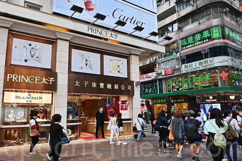 香港零售銷售額12月年增6.2%至333億元 經季節調整按月倒退5.6%