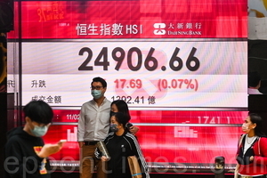 恒指跌17點 花旗調高香港失業率首季預測至4.7% 正榮地產崩瀉66%