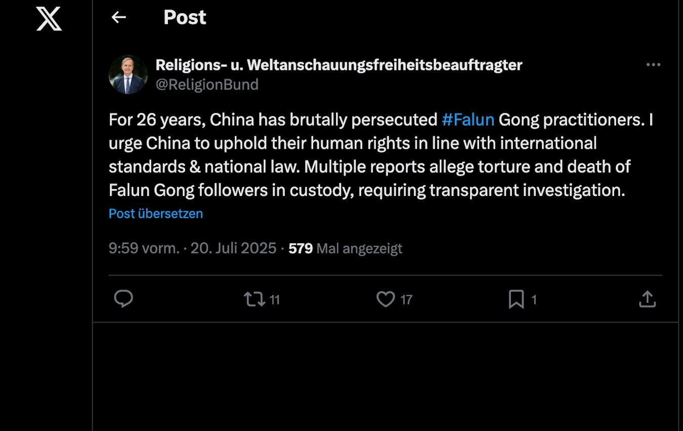 社交平台X截圖。